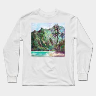 Paradise Lagoon. Hawaii Long Sleeve T-Shirt